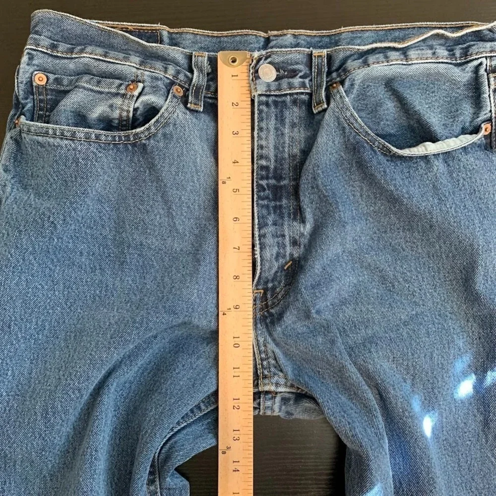 Levi's 550 Jeans Men's‎ 34x34 Blue Cotton Denim Tapered Leg Workwear